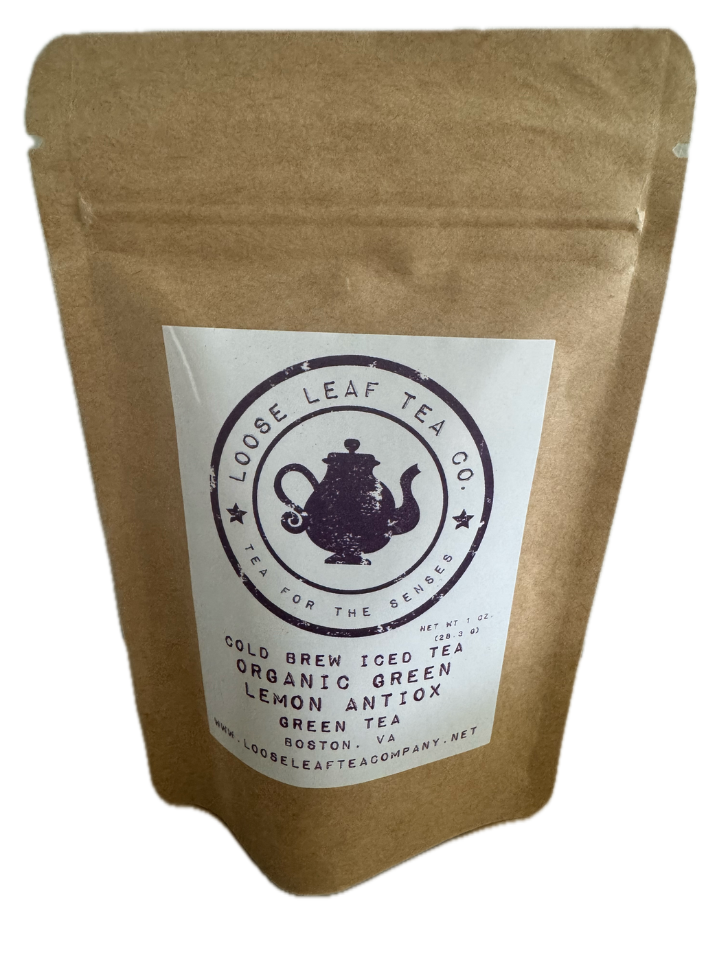 Iced Tea Sachet: Organic Green Lemon Antiox